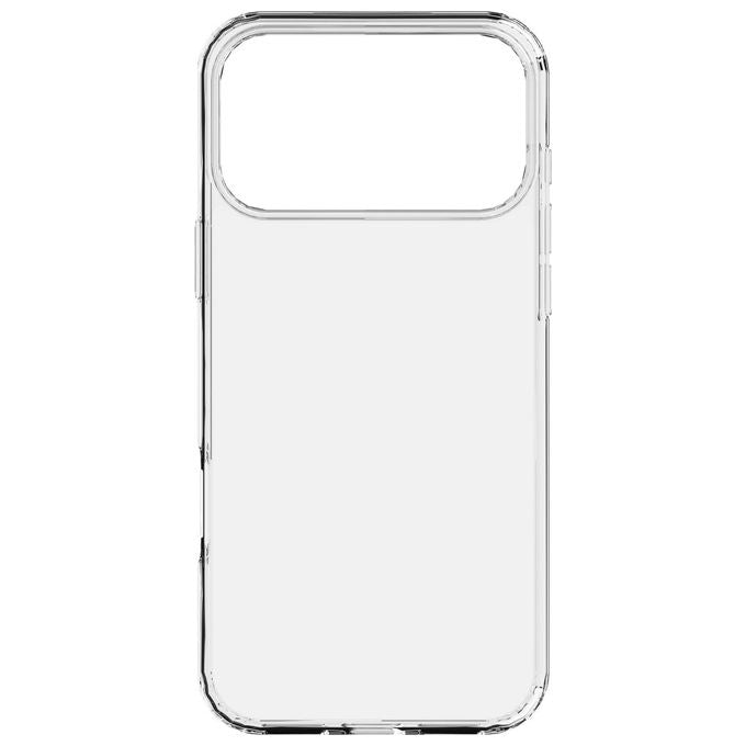 Cellularline Custodia Rigida Trasparente Antiurto Bordo Gomma iPhone 17 Pro Max