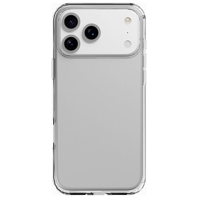 Cellularline Custodia Rigida Trasparente Antiurto Bordo Gomma iPhone 17 Pro Max