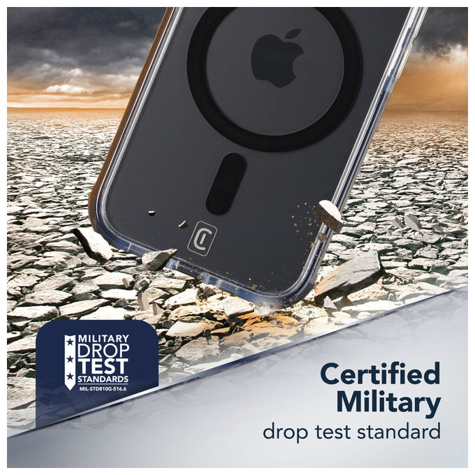 Cellularline TETRAMAG2IPH17PRMT Ultra Strong Mag Cover iPhone 17 Pro Max Anti-shock MagSafe Qi2 colore Trasparente