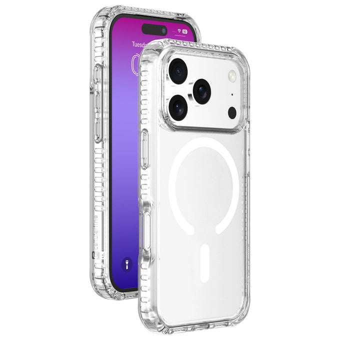 Cellularline, Custodia Ultra Protettiva Trasparente, Anti-shock, iPhone 17 Pro, Bords Rinforzati
