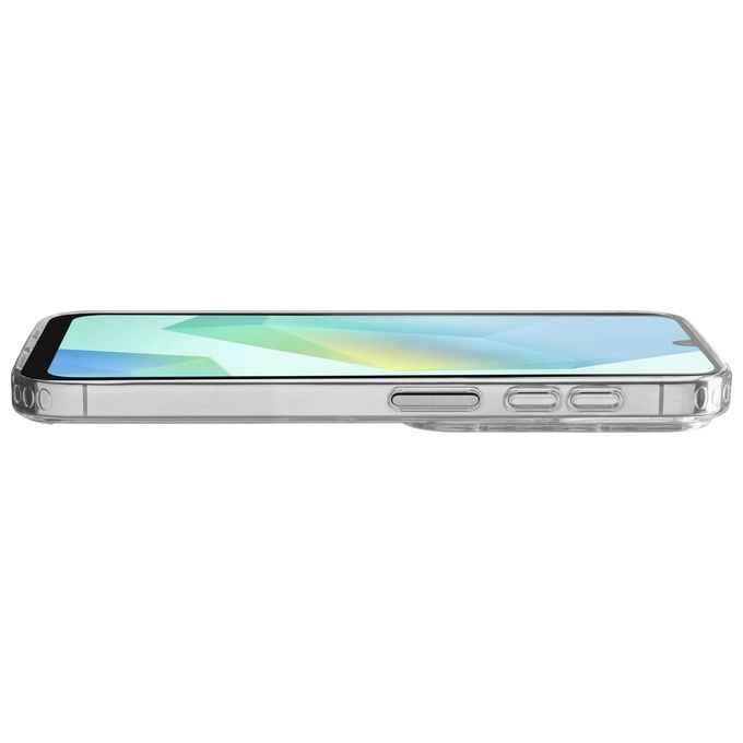 Cellularline Clear Strong, Custodia rigida con bordi in gomma per Samsung Galaxy A17, Trasparente