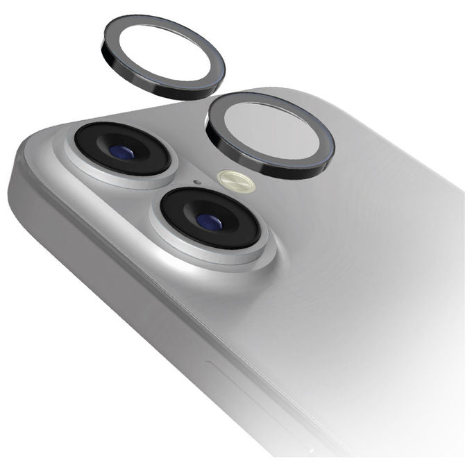 SBS TESINCAMGLIP16K Protezione Obiettivo Fotocamera iPhone 16 16 Plus Vetro Temperato 9H Antigraffio colore Trasparente