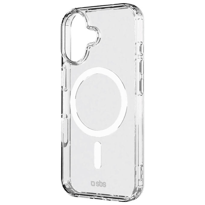 Sbs, Cover Trasparente Light Mag Case, Compatibile Magsafe, Bordo Fotocamera Rialzato, Per Iphone 17