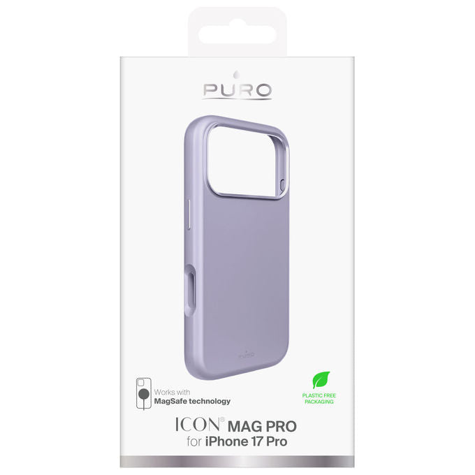 Puro, Custodia Icon Mag Pro, Compatibile Magsafe, Rosa, per iPhone 17 Pro