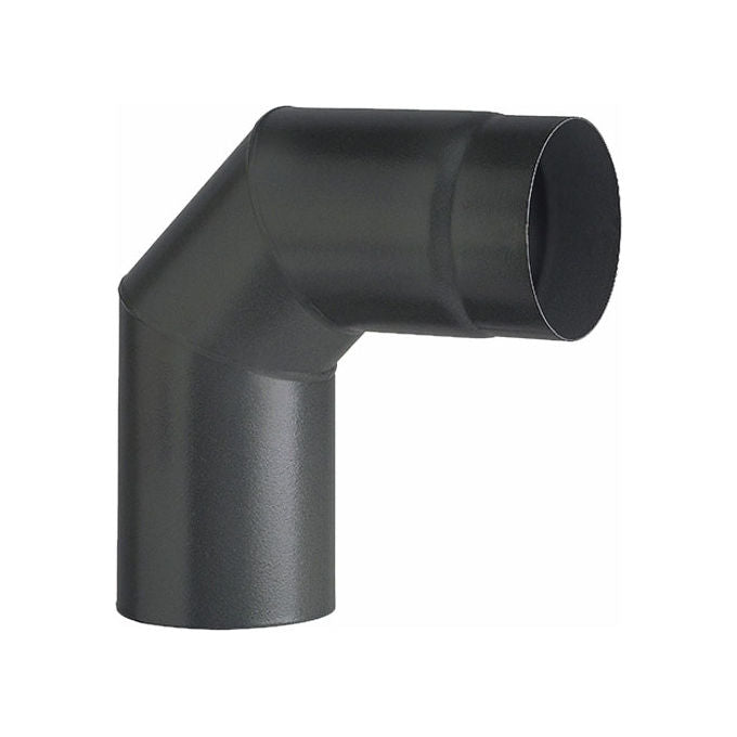 ALA 8018915824200 Aeternum Gomito Acciaio 90° Diametro 15 mm Spessore 2 mm Verniciatura Nero Opaco colore Nero