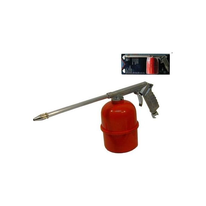 Walmec 0060008 Pistola Lavaggio ad Aria Compressa Serbatoio 1 L Pressione 2-8 bar Consumo 200-480 l-min colore Rosso