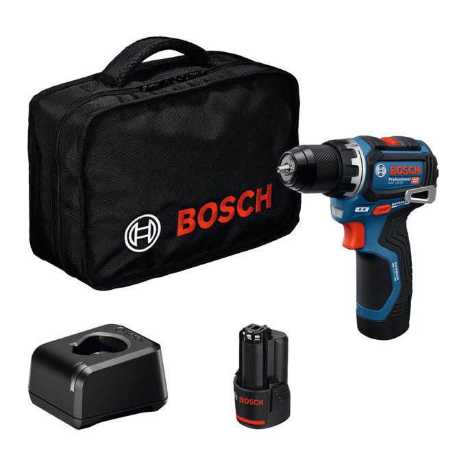 Bosch 06019N7005 GSR 12V-32 Professional Trapano avvitatore 12 V Brushless 32 Nm LED colore Blu-Nero