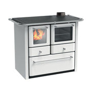 Lincar 8020034705285 Gaia Cucina a legna con forno a vista 7,36 kW potenza 166 m³ riscaldabili colore Bianco