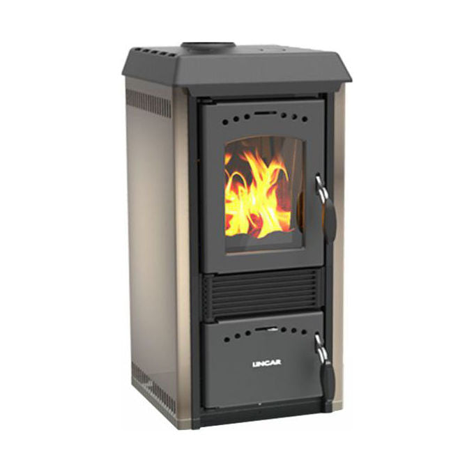 Lincar 8020034706152 Gioia Stufa a Legna 5,6 kW Classe A 147 m³ colore Cappuccino
