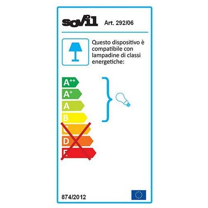 Sovil Globo per Esterni 25cm Trasparente Sovil