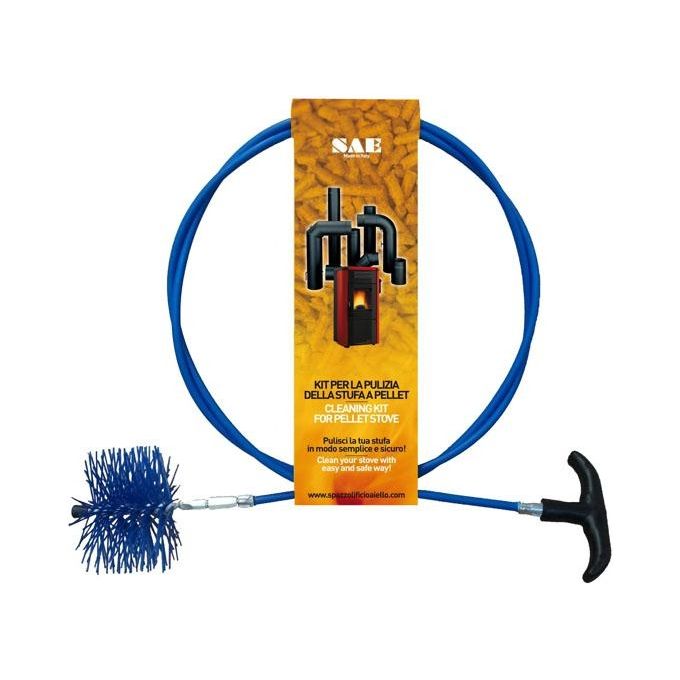 Spazzolificio Aiello Scovolo Tubi Pellet Nylon Tondo Mm 80 KIT_
