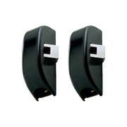ISEO 8020614134603 IDEA Set di Pattini Laterali per Maniglioni Antipanico in Zama Verniciata Nero colore Nero