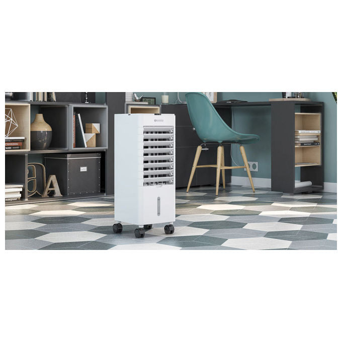 Olimpia Splendid PELER 4T Raffrescatore Evaporativo Portatile 4 L 140 m³-h 60 W 3 velocita' Touch Telecomando colore Bianco