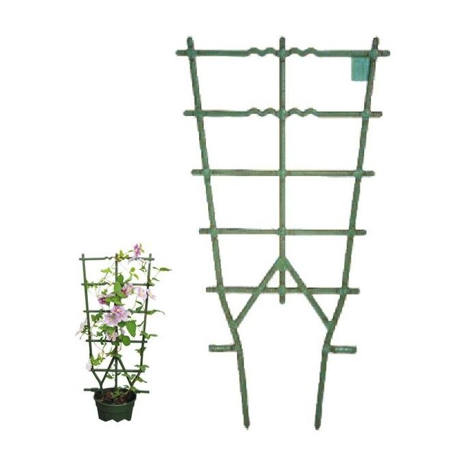 Erba Telaio Vasi Rampicanti Verde 35x90cm