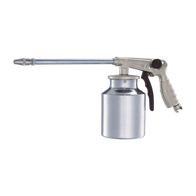ANI 26B-11A Pistola Lavaggio Nafta Professionale Serbatoio 1 l Pressione Max 10 bar Corpo Alluminio Nichelato Valvola Progressiva