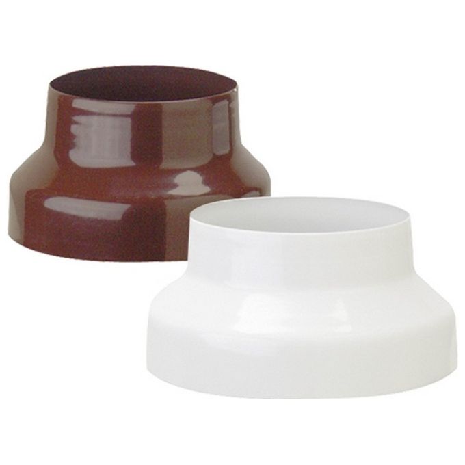Brixo EB14F-13M Riduzione per Canna Fumaria in Acciaio Smaltato diametro 14 13 cm colore Bianco