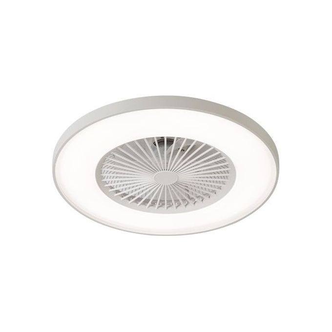 Perenz Ventilatore da Soffitto Bianco con LED e Telecomando