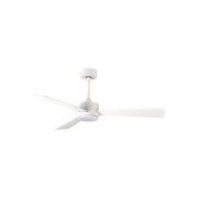 Perenz ventilatore da soffitto 7149 B IR, Bianco, telecomando infrarossi, 3 velocita', funzione estate inverno, diametro 105 cm