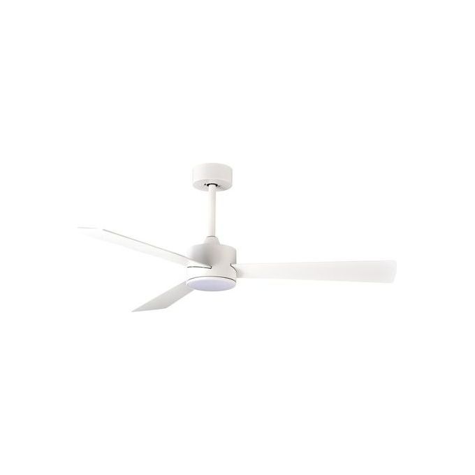 Perenz ventilatore da soffitto 7149 B IR, Bianco, telecomando infrarossi, 3 velocita', funzione estate inverno, diametro 105 cm