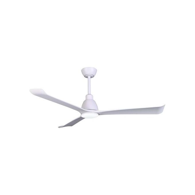 Perenz ventilatore da soffitto 7153 B IR, Bianco, silenzioso, telecomando, uso interno, moderno