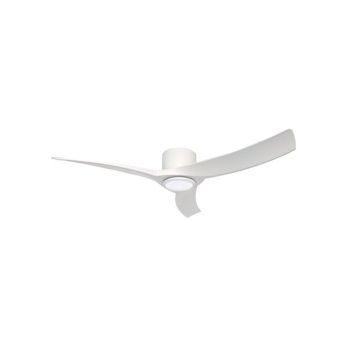 Perenz ventilatore da soffitto con luce, modello 7211B IR, Bianco