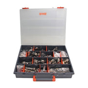 OMR CLASS-MET Serrature per Mobili in Metallo Assortimento 50 Pezzi Valigetta Espositore colore Nero