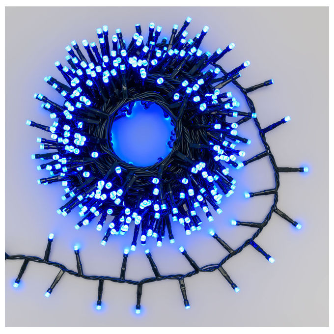 Lotti, Catena Luminosa MiniCluster Wonder, 10m, 500 LED SuperBright, 8 Colori