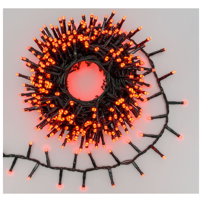 Lotti, Catena Luminosa MiniCluster Wonder, 10m, 500 LED SuperBright, 8 Colori