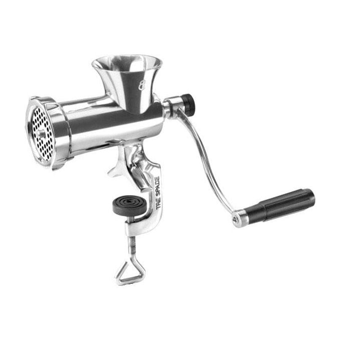 Tre Spade TC-8 - Tritacarne , piastra inox da 6 mm, lame in acciaio inox, colore inox