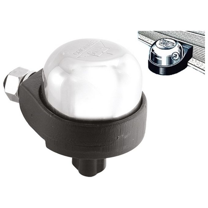 Gentili ART.514 Sistema di Sicurezza per Serrande Kit Completo Lucchetto Sferoidale Squadra Cono Bronzo Cilindro 7 Pistoni Acciaio Inox AISI 304
