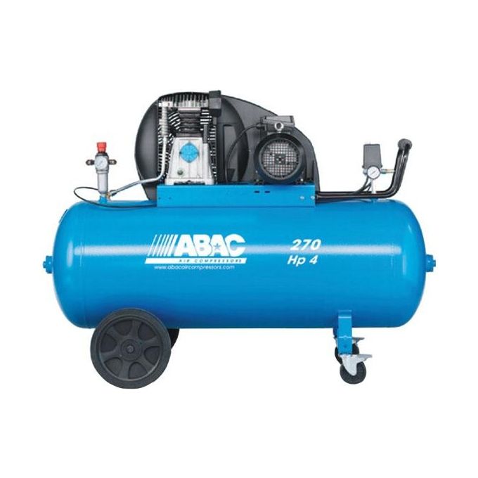 Abac Compressore 270 Hp4 T C2 A39B 270 Ct4 Pro per professionisti affidabile e ad elevato rendimento con serbatoio da 270 litri e potenza di 4 HP