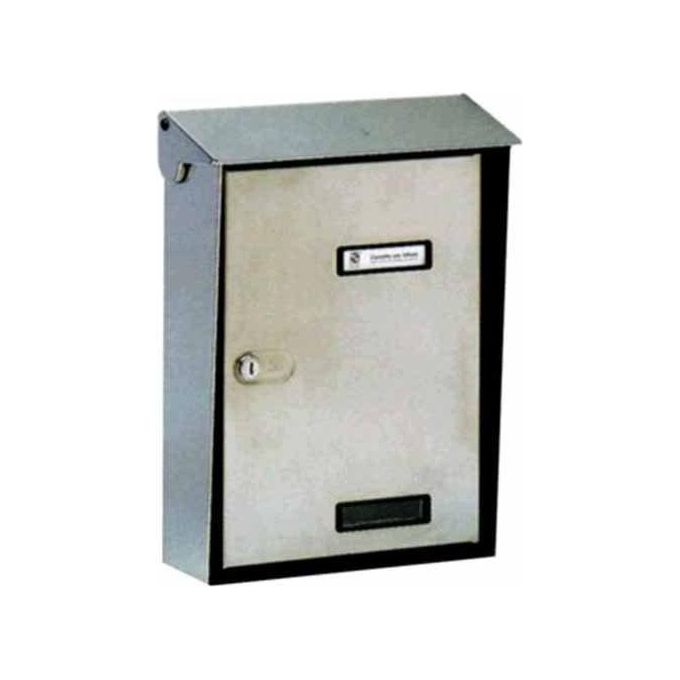 Silmec Cassetta Lettere Inox Tetto Ap 10-015