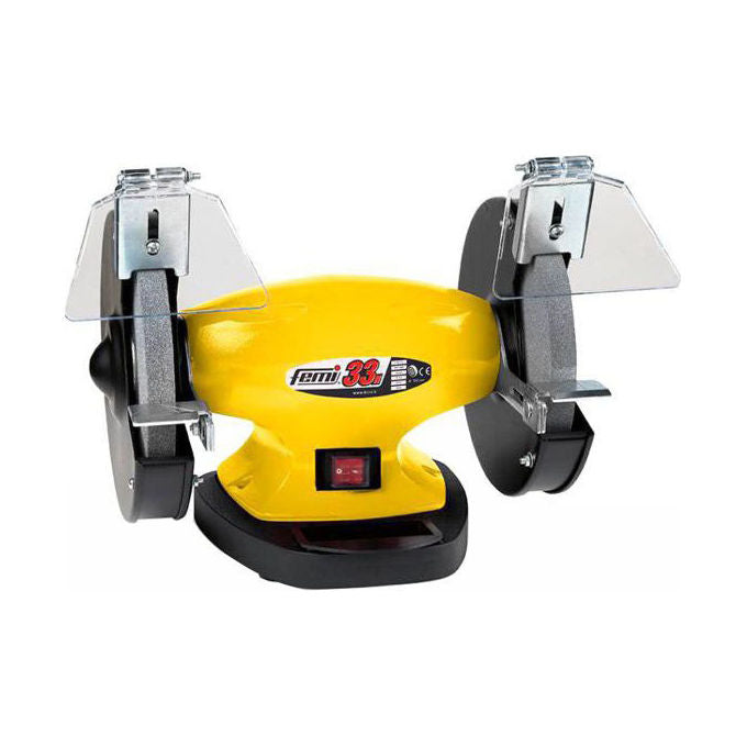 Femi BG33N Smerigliatrice da Banco Doppia Mola 550W 2950 rpm Ø200 mm Motore ad Induzione