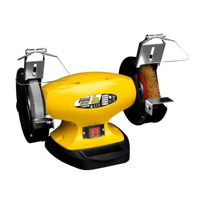 FEMI JOB D150 BG36N Smerigliatrice da banco combinata 450 W 2800 rpm mola e spazzola Ø 150 mm colore Nero