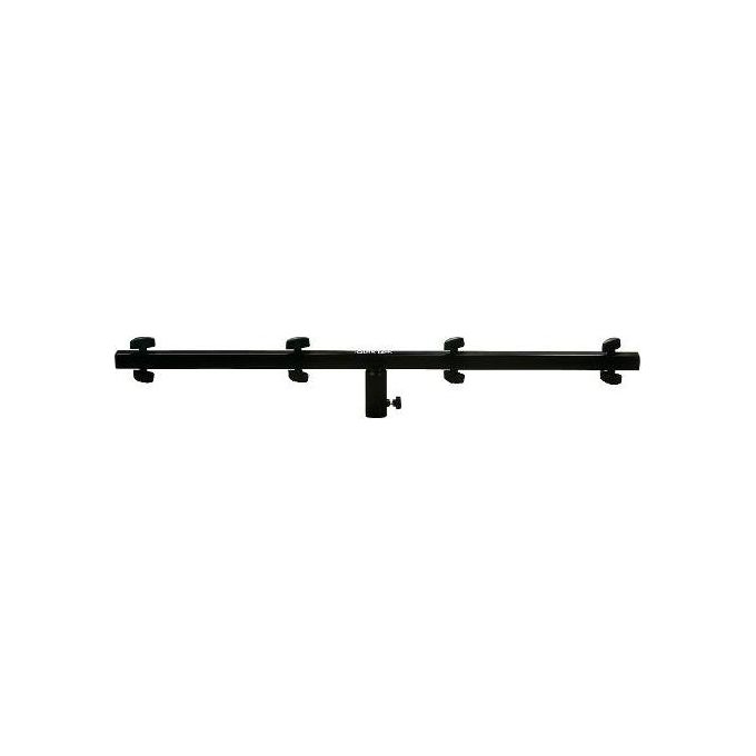 Quiklok S-195 Barra in Acciaio 1 mt per 8 Faretti PAR Connettore a T diametro 35 mm carico 56 Kg colore Nero