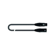 QUIK LOK JUST-MF-20 JUST Cavo Microfonico Bilanciato 20 m XLR Maschio a Femmina colore Nero