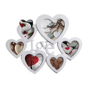 DeCasa Portafoto Multiplo Cuore Love 44x36cm