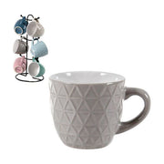 Bellintavola Tazza da Caffe' in Porcellana Stand Geo 6 Pezzi