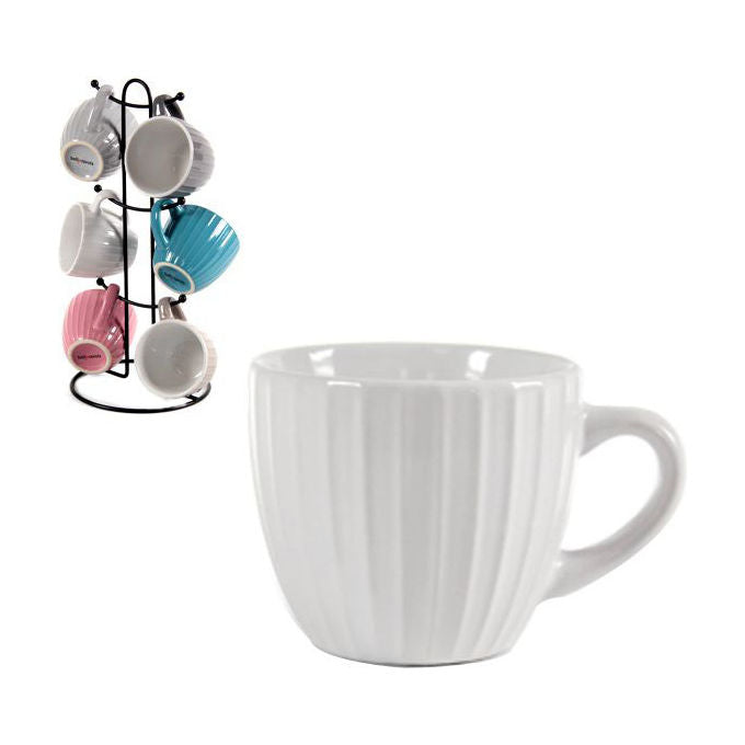 Bellintavola Tazza da Caffe' in Porcellana Stand Leo 6 Pezzi