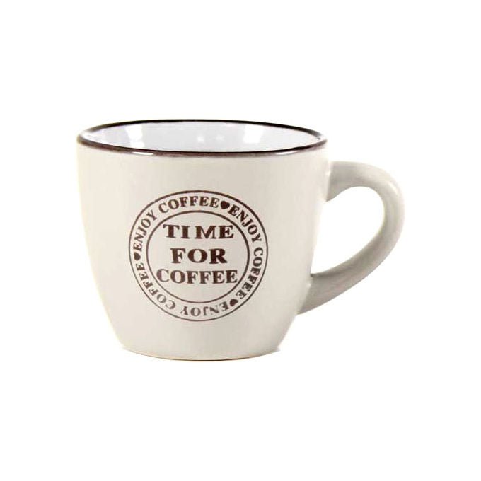 Bellintavola Tazza da Caffe' Ceramica Enjoy 6 Pezzi