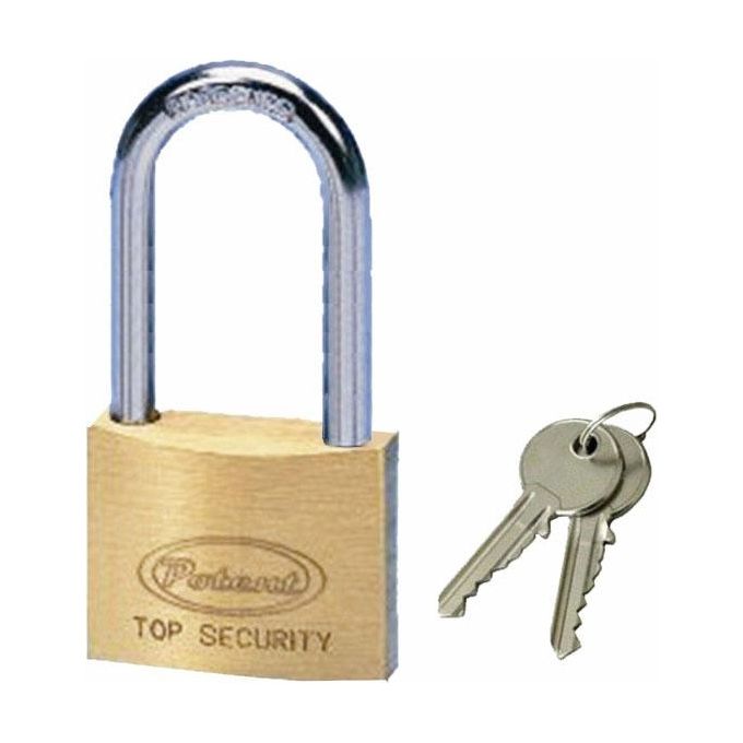 Potent Lucchetto Ottone Mm 50 Arco Medio