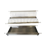 Metal Style Scolapiatti Inox Raccogligocce 86cm