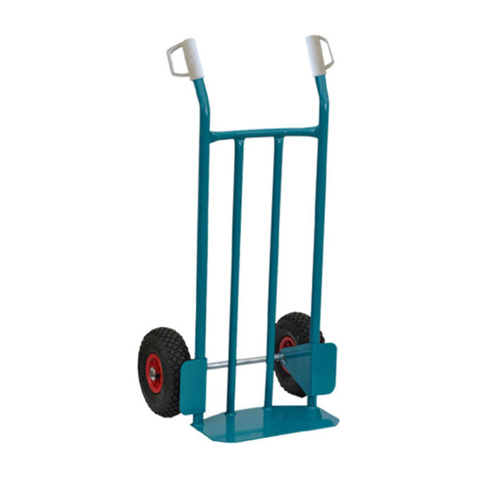 IBA 1TK102 Carrello Piano Fisso Ruote Pneumatiche Portata 250 Kg Telaio Acciaio Tubolare Verniciato 56x17 cm