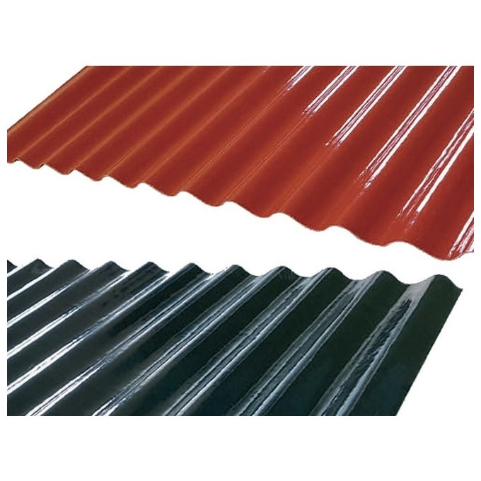 Brixo FRA-179196 Lastra Ondulata Vetroresina Opaca Profilo 76-18 118x210 cm colore Verde