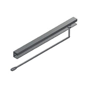 Nova Ferr 8032947577330 Braccio di chiusura per cancello Guida Agile in acciaio zincato adatto per montante cancello Agile con braccetto fisso e guida a scivolo colore Acciaio