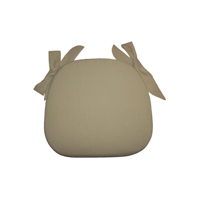 OLIBO Cuscino per sedia con lacci Sagomato Ecru per un Comfort Ottimale e Design Elegante nel tuo Salotto