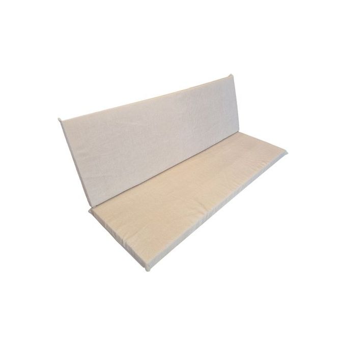 Olibo' 0912954-B Set cuscini dondolo 2 posti sfoderabile in misto cotone colore Naturale