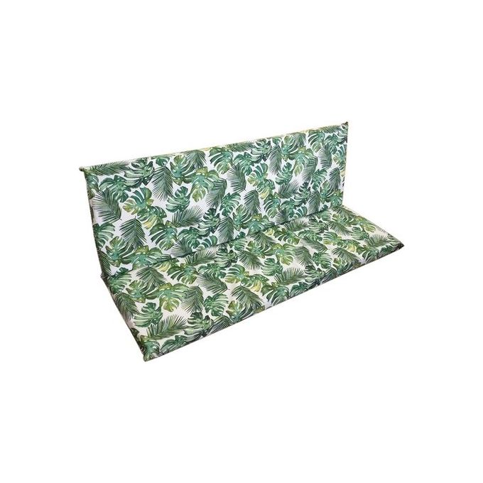 Olibo' 8033047408753 Bahamas Set cuscini per dondolo misto cotone sfoderabile colore Verde