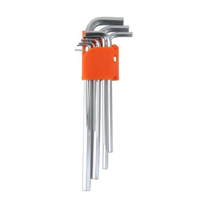 Alte Serie Chiavi Brugola 1,5-10 pezzi 9 cromo vanadio Lunghe - 05325