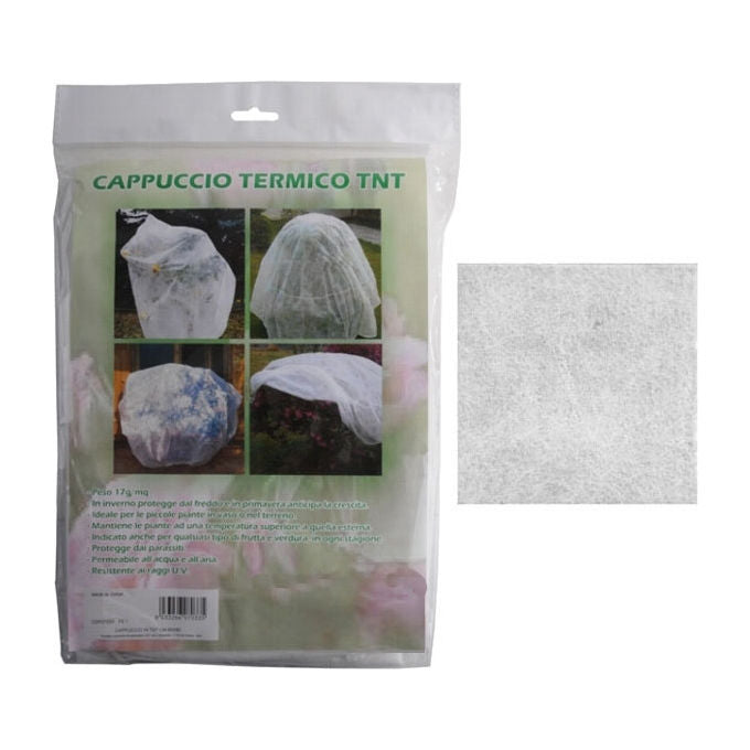 Trex 07036 Sacco Termico TNT Protezione Piante e Fiori in Vaso 17 g-m² 160x200 cm colore Bianco